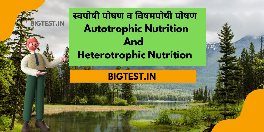 Autotrophic Nutrition and Heterotrophic Nutrition