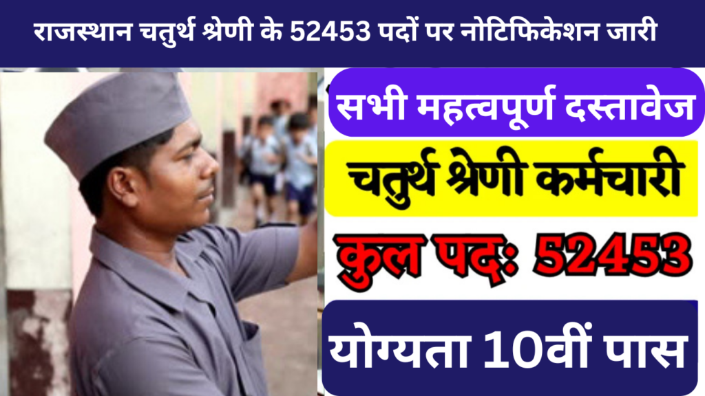 Rajasthan 4th Grade Recruitment 2025
