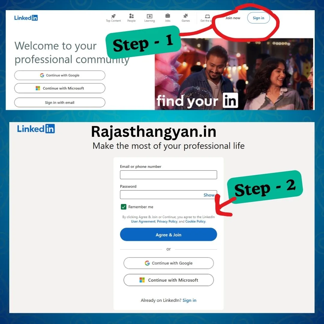 How to Create account on LinkedIn 